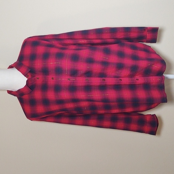 Tommy Hilfiger Tops - Tommy Hilfiger Women's Long Sleeve Button Up Plaid Shirt